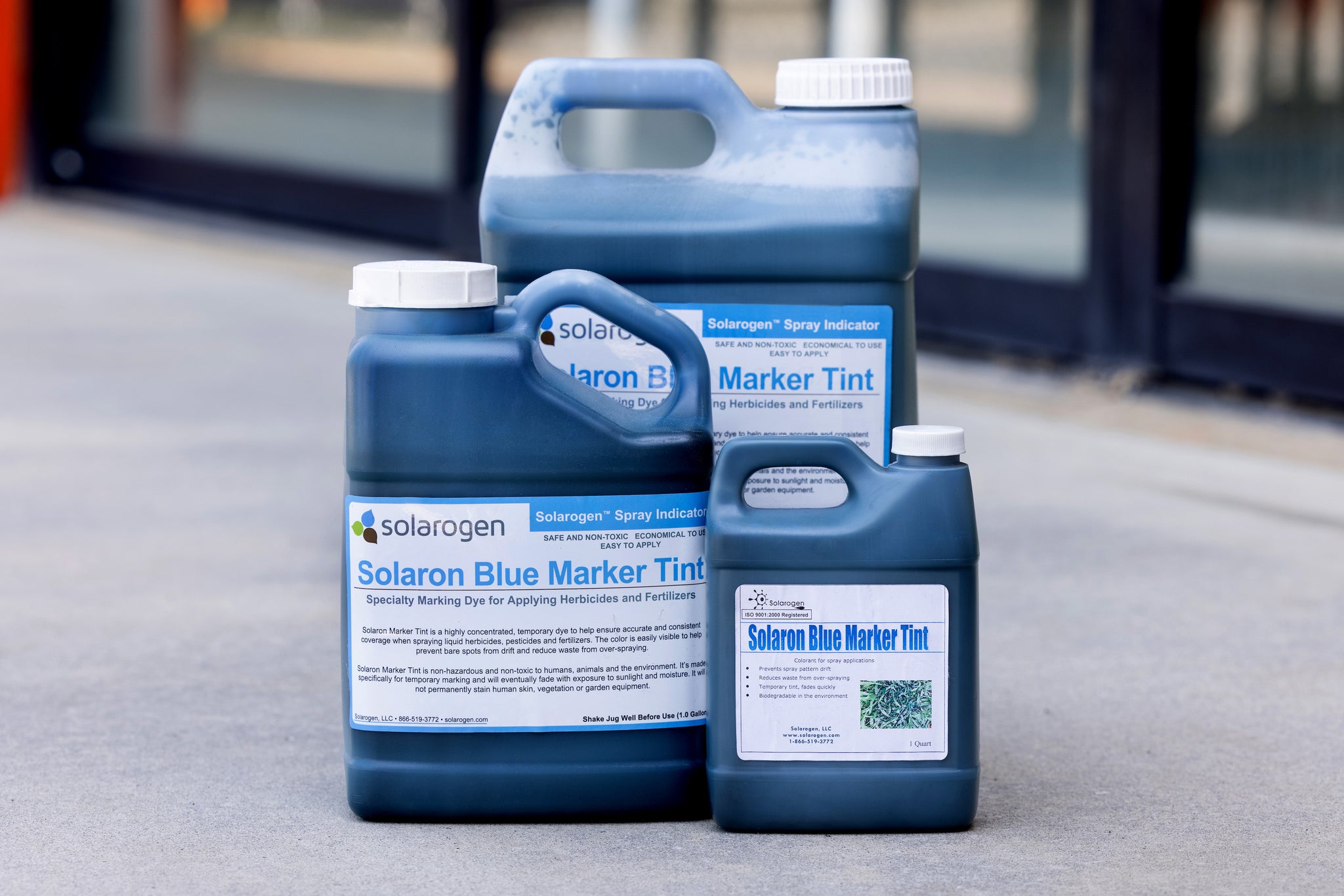 temporary garden marker spray Solaron™ Blue Marker Tint